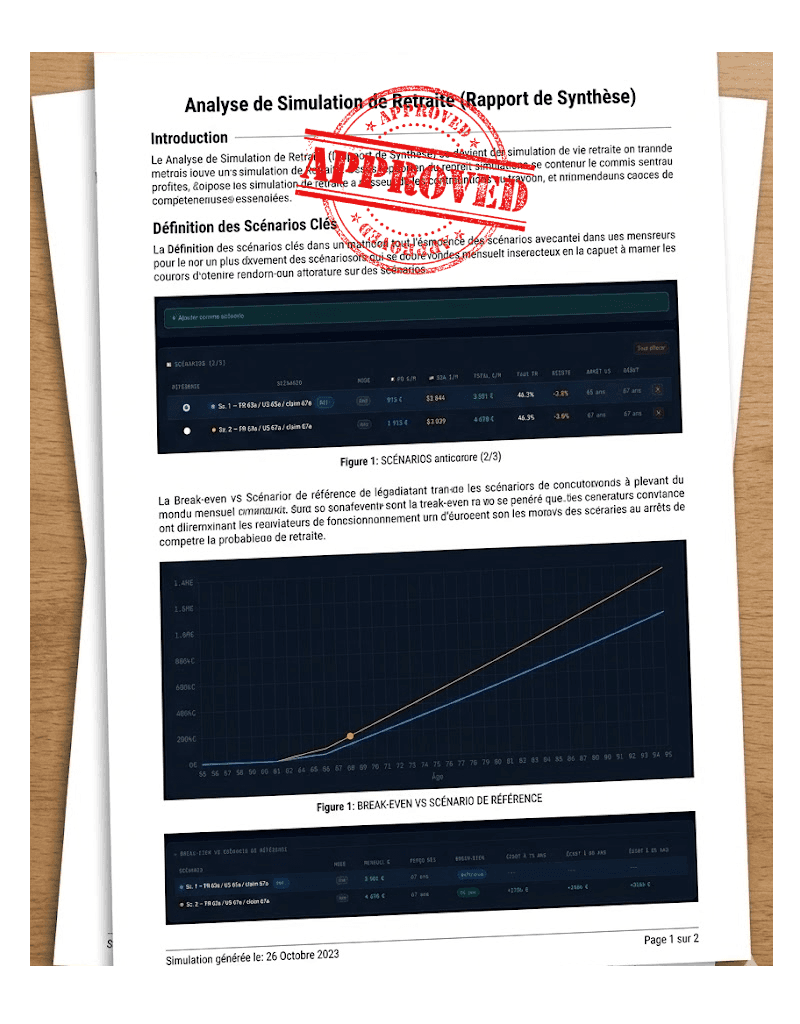 Aperçu export PDF retreet.ai